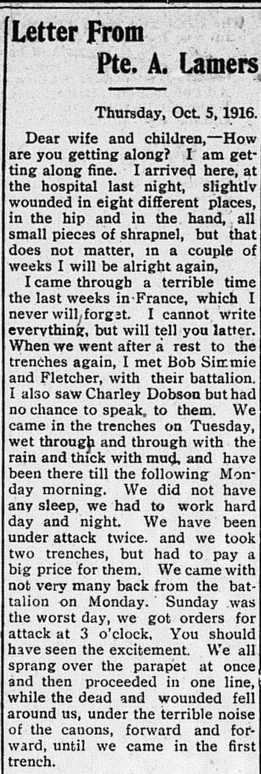 The Canadian Echo, October 25, 1916 - part 1